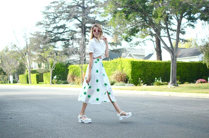 floral skirts