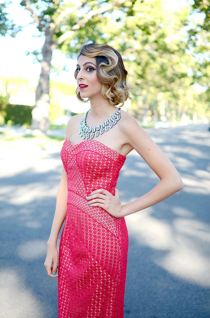 red evening gowns