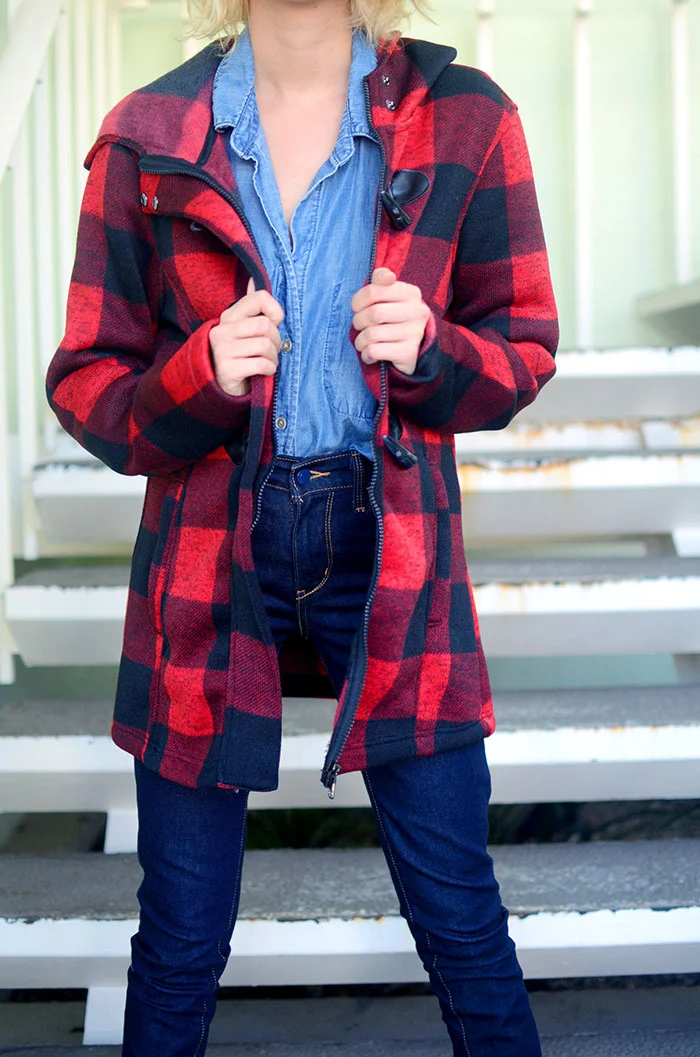 plaid jacket