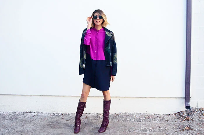 color block dress