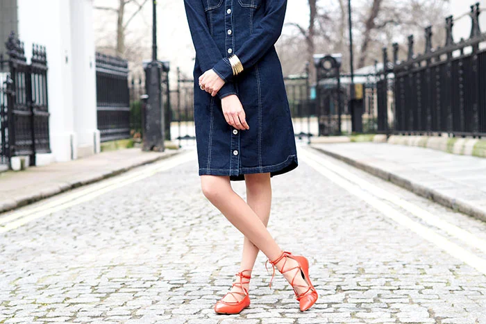 denim dress