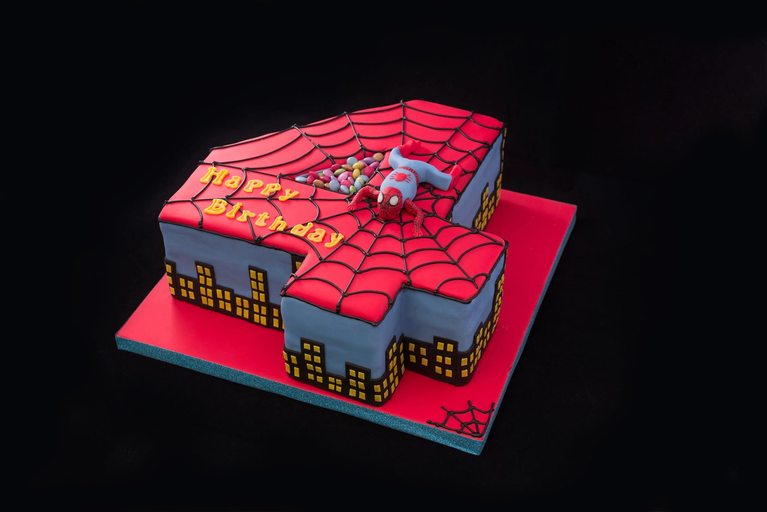 Spiderman Birthdays Cake