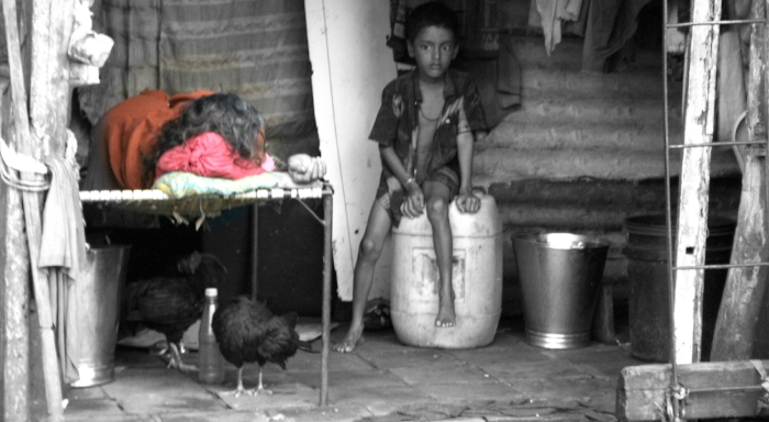 Through a child's eyes. 