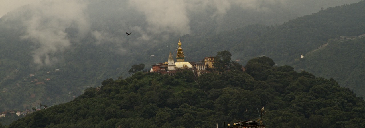 Swayambhu Stupa known as the Monkey temple.