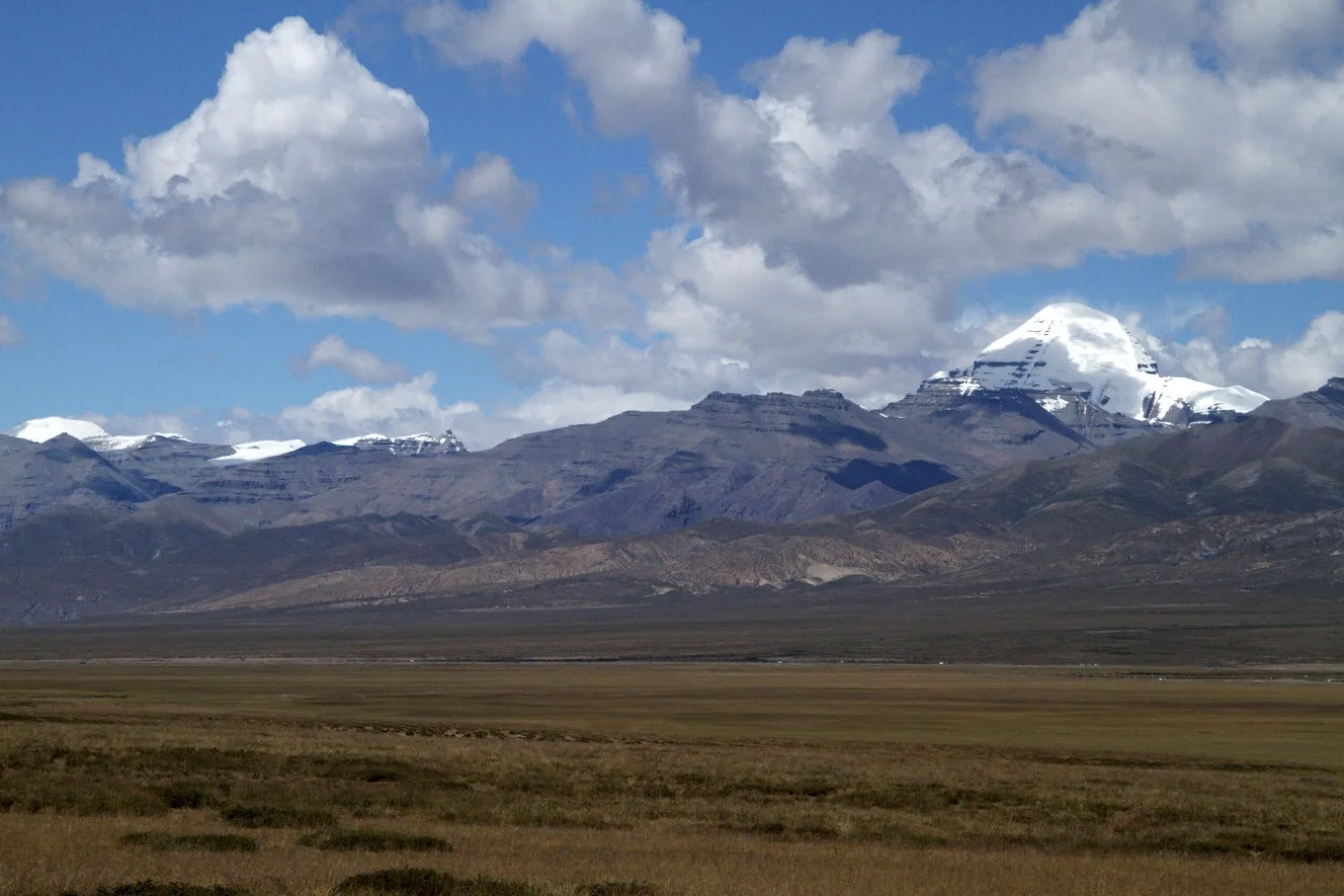 Tuesday 13th September 2011 - Our first sight of Mt Kailash in the distance