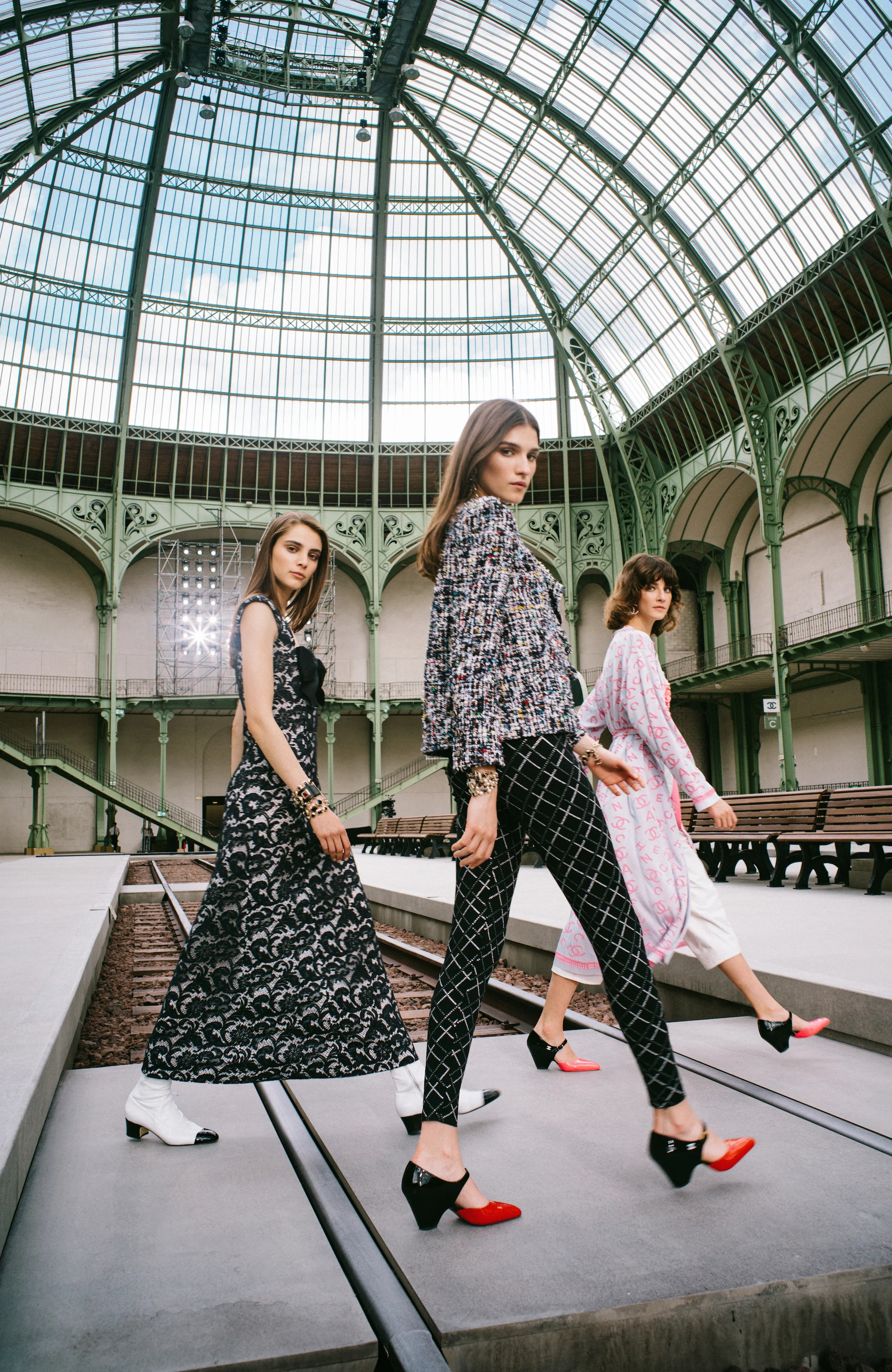 Romy, Irina & Cris / CHANEL Story / Harper's Bazaar HK, 2019