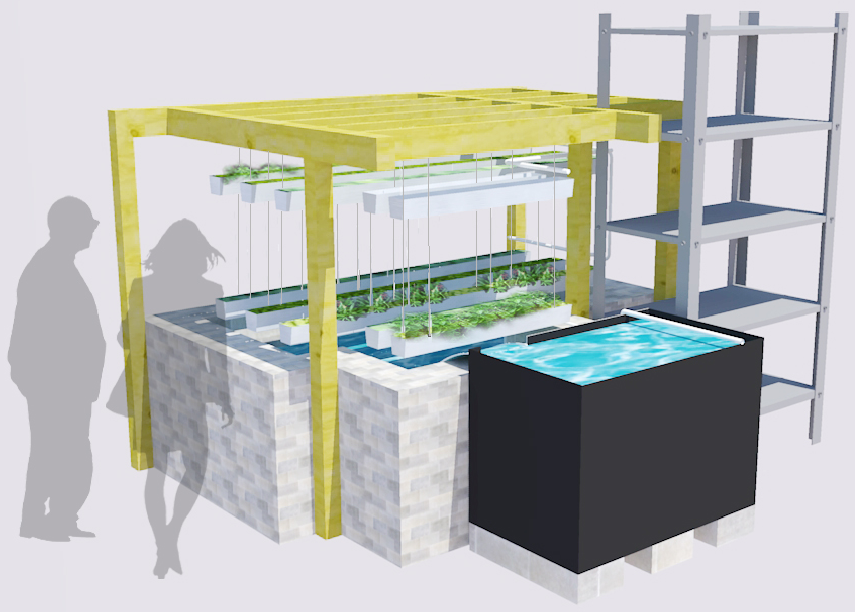  The initial design of the system was used to secure funding for development of the project, in cooperation with Daniel Kunanec, leader of the Green Industries program at Don Mills Collegiate Institute, and the Toronto District School Board. 