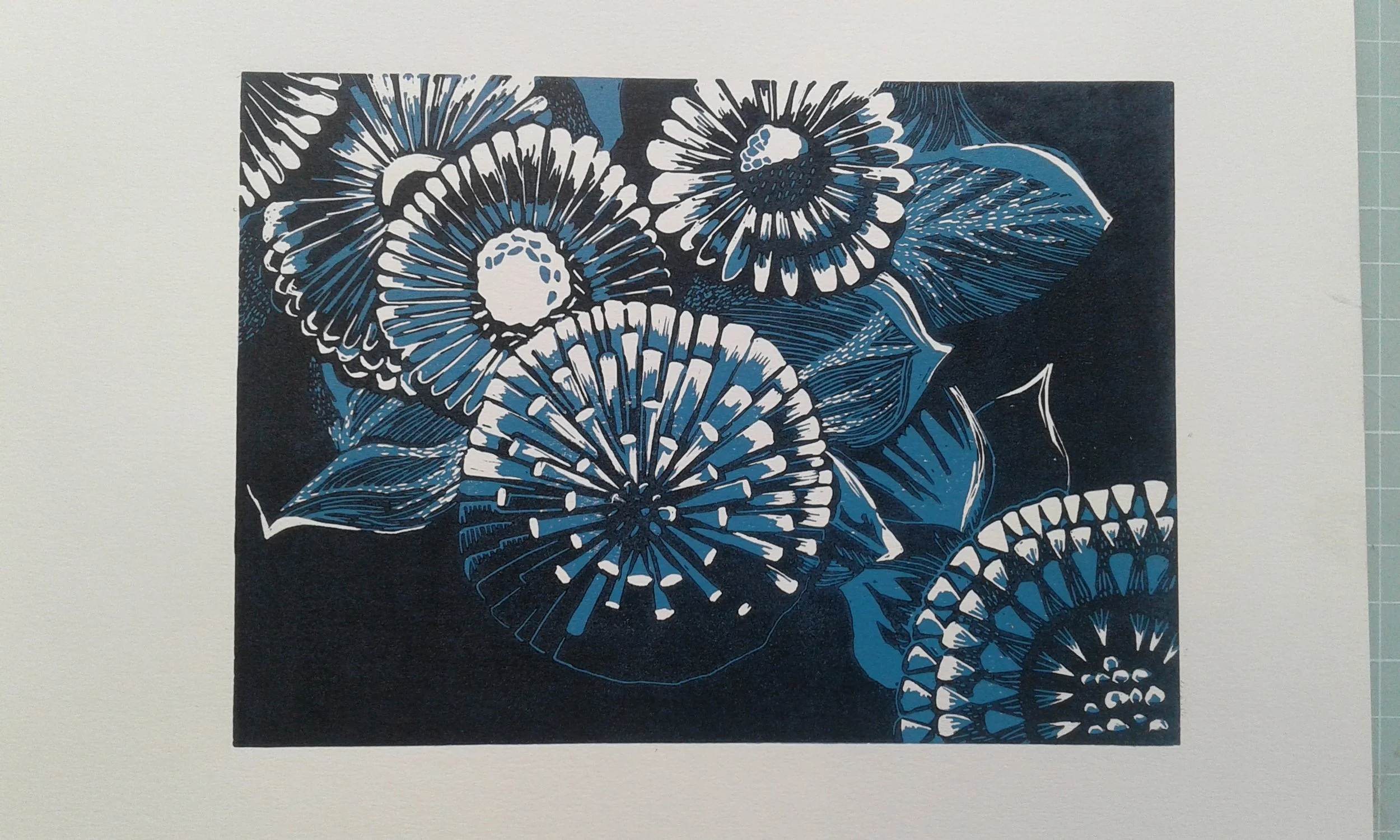 This is by Gina Heywood Smith, both this image and the previous one by Mel Day were created durung the two day workshop with Bryan Angus