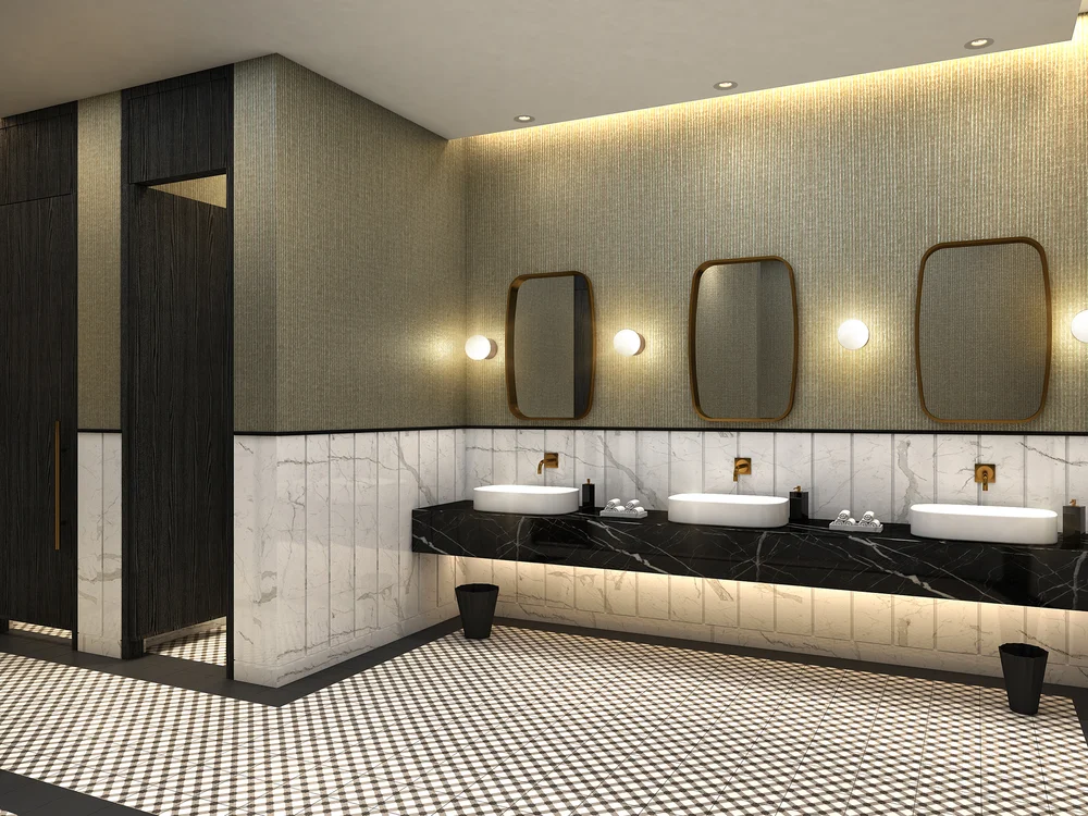 Hotel Public Bathroom Design