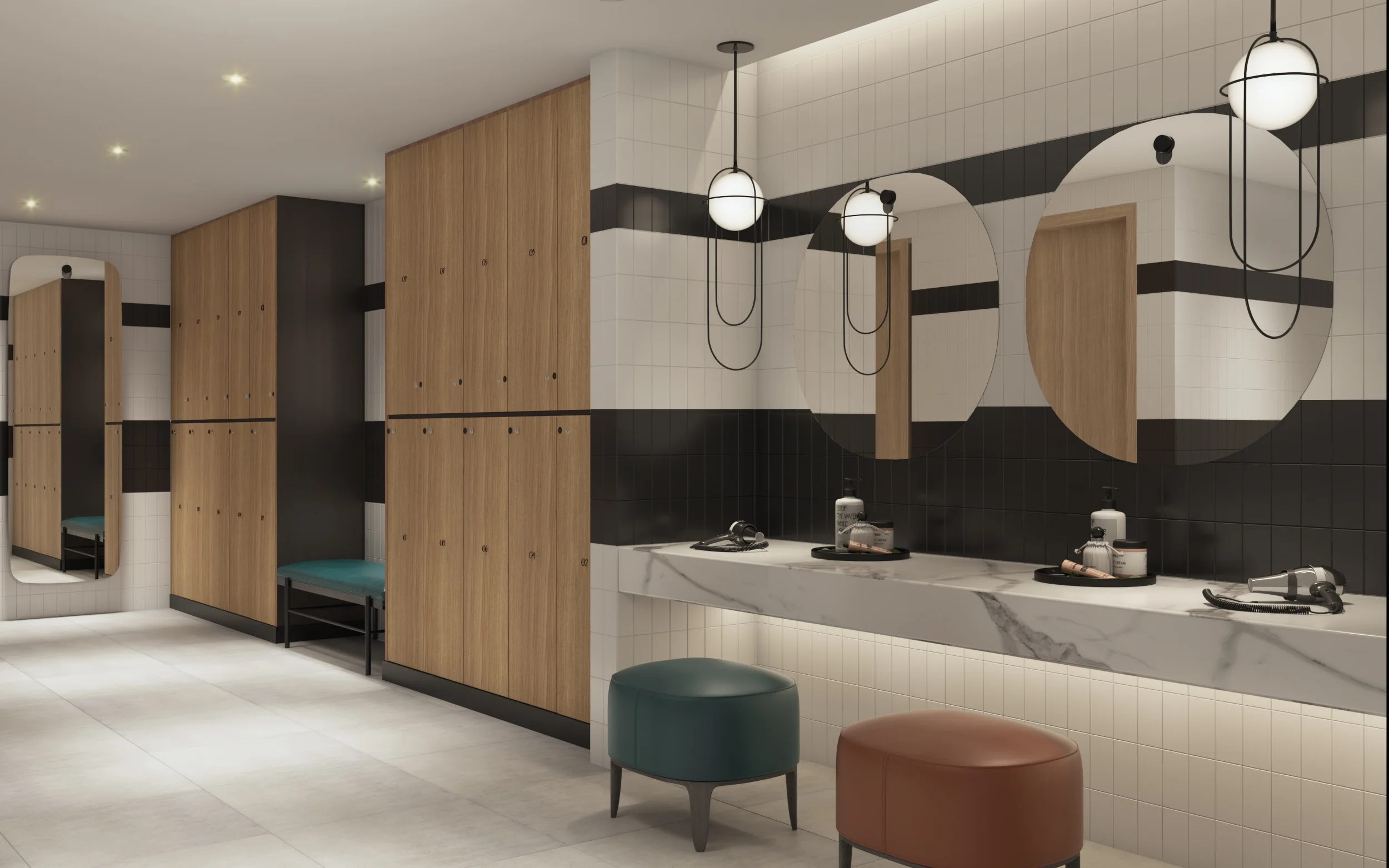 Changing Rooms and Showers
