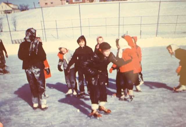 Ice Skating at Mulick Park 1950's