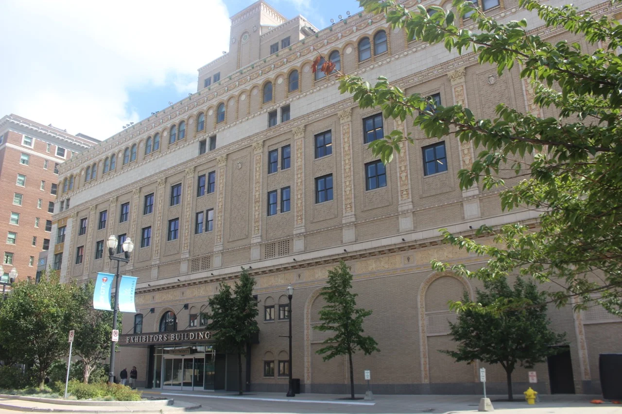 1925 Exhibitors Building. Photo by Pam VanderPloeg copyright 2017.