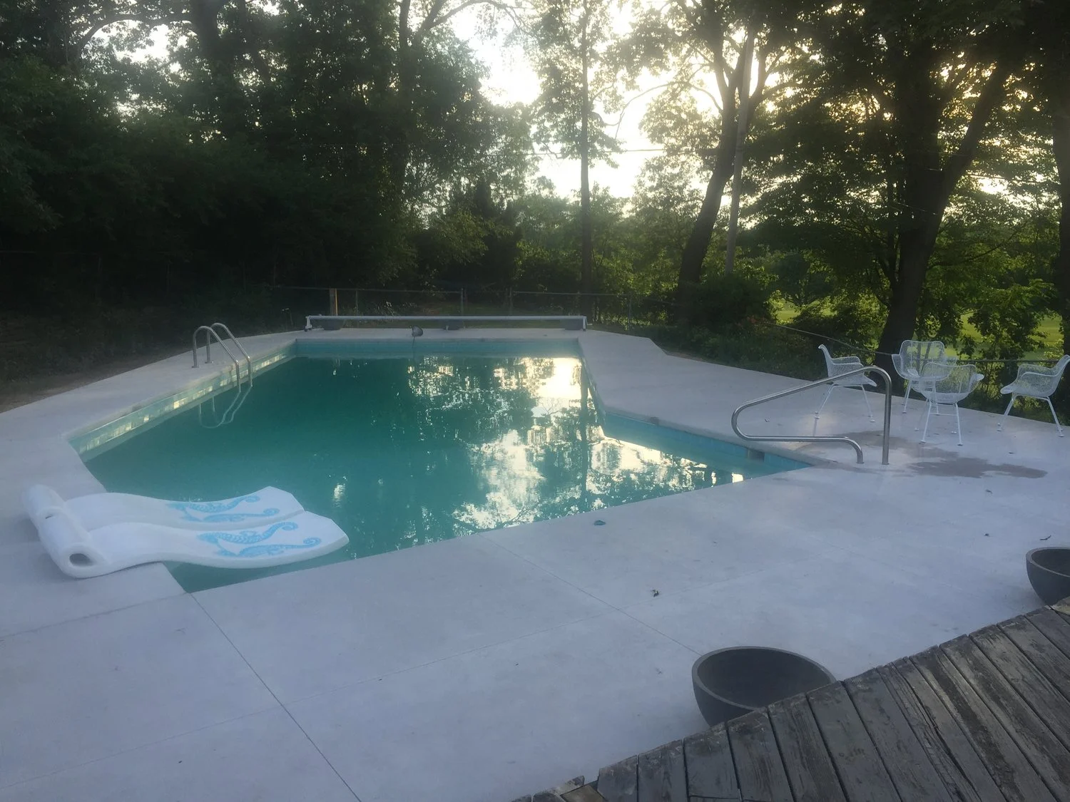 SUMMER VIEW OF POOL