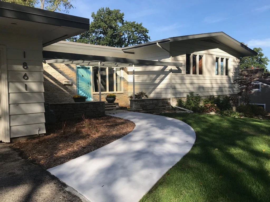 EXTERIOR AND FRONT WALK