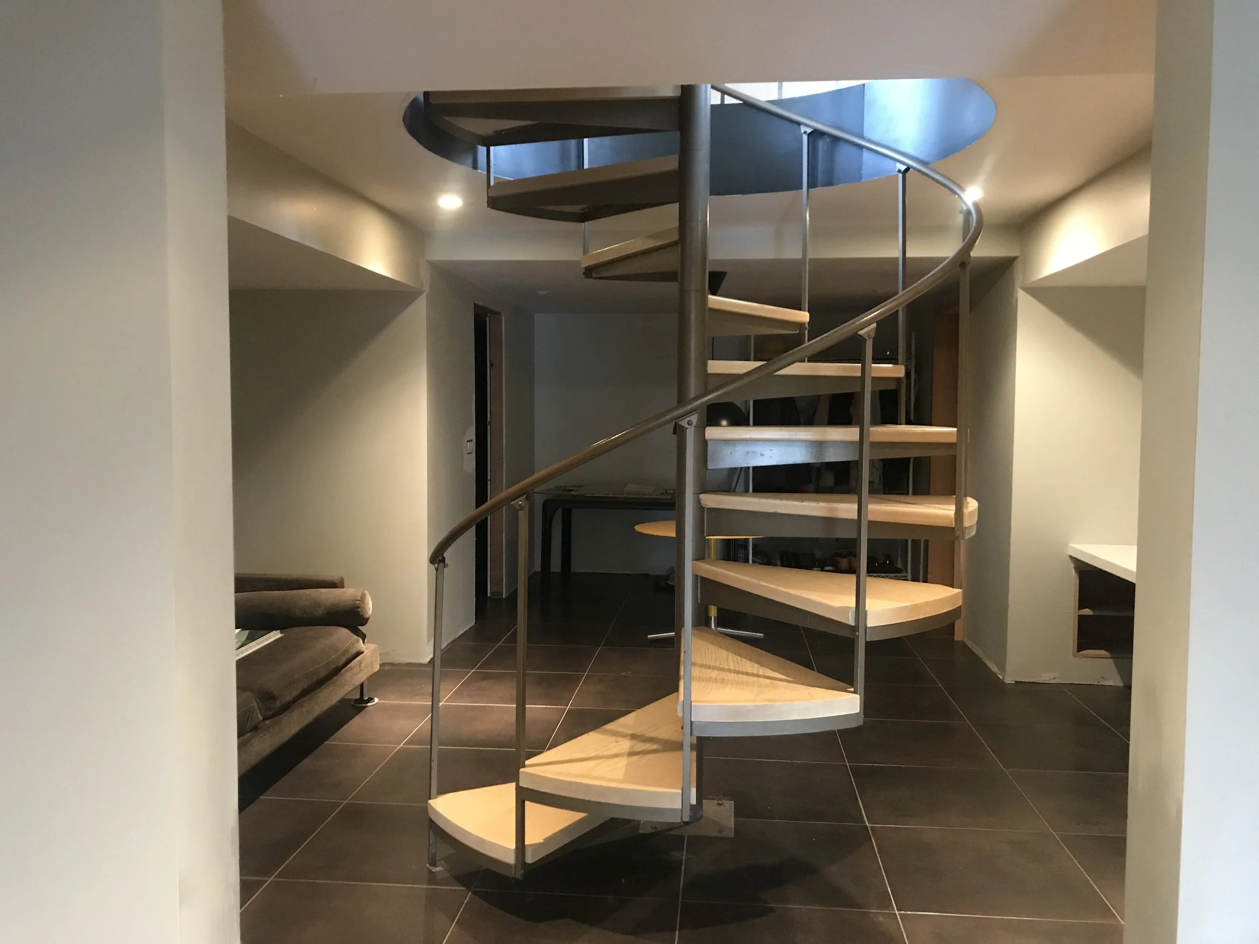Circular Staircase from the Base