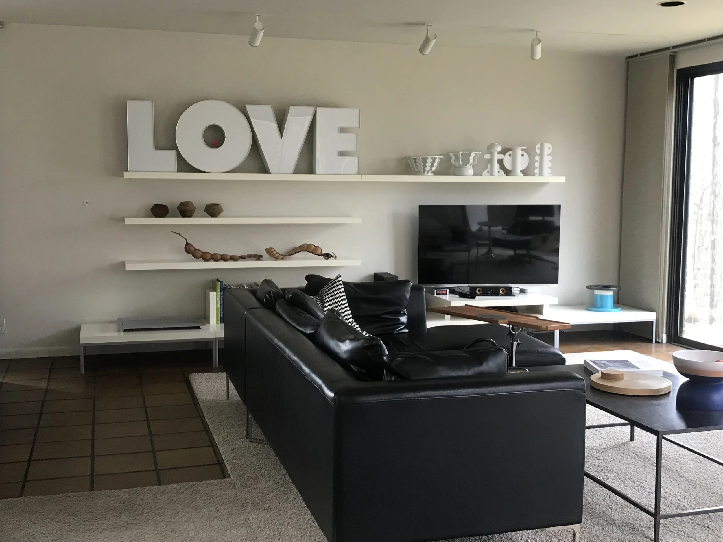 Family Room Shelves