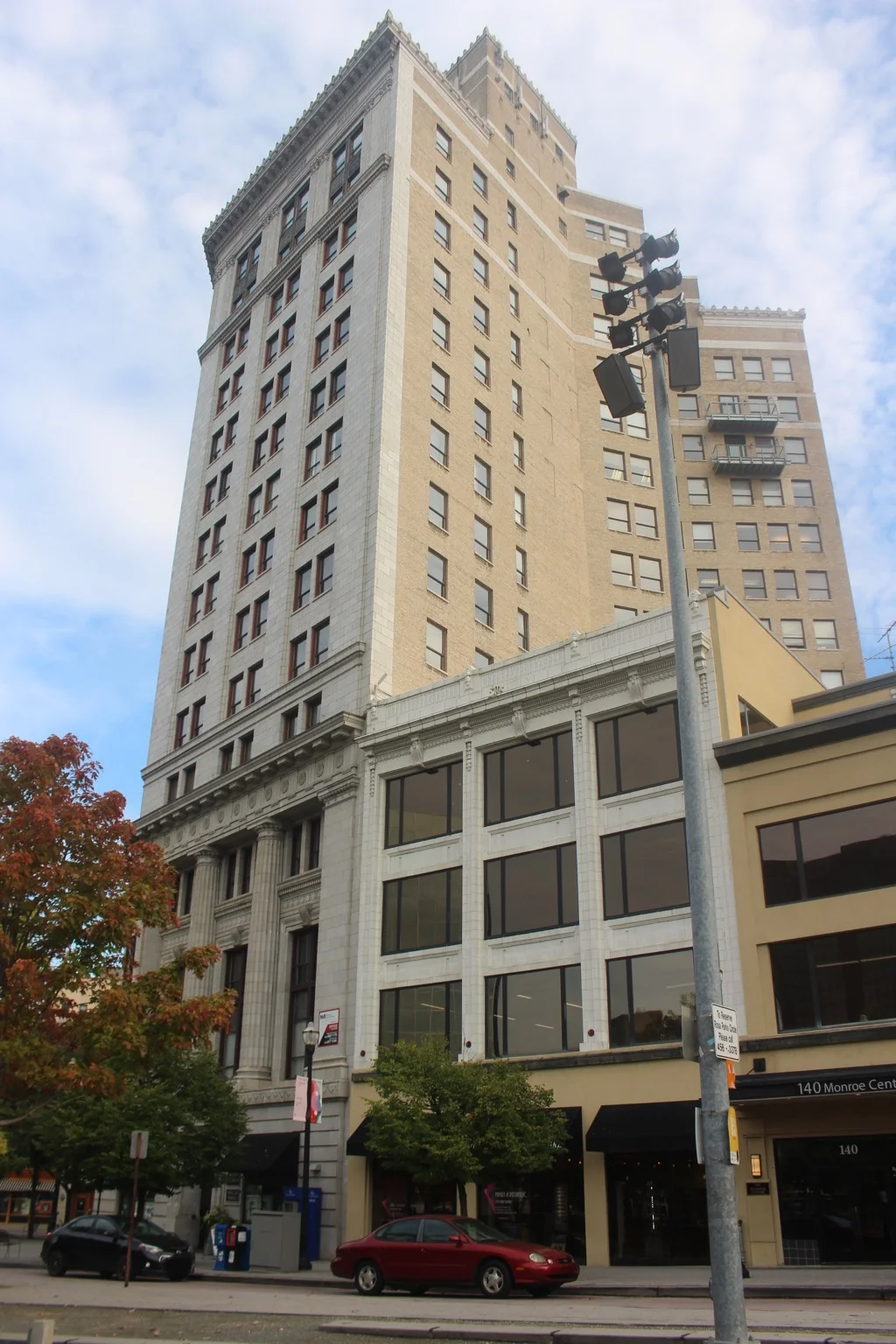 The McKay Tower Building in 2018 on Monroe Center