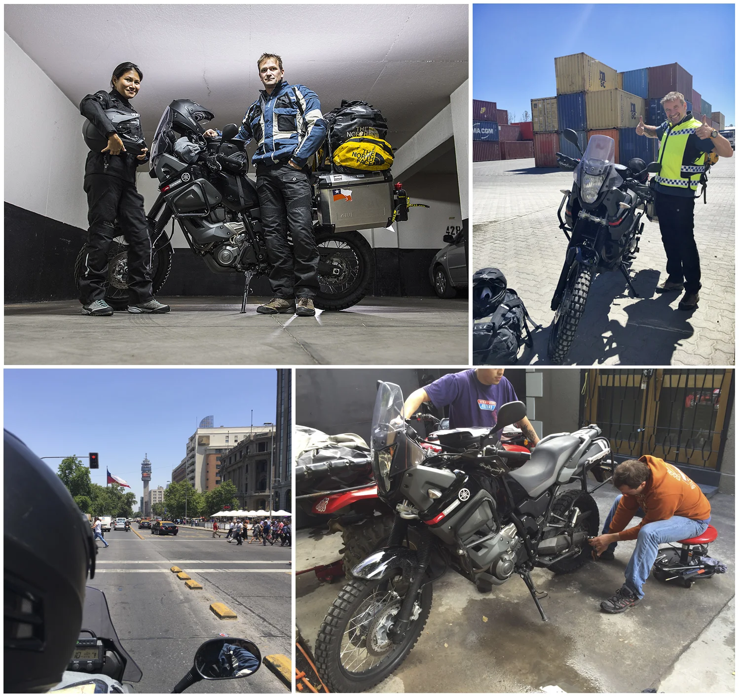 the first days with the bike ...