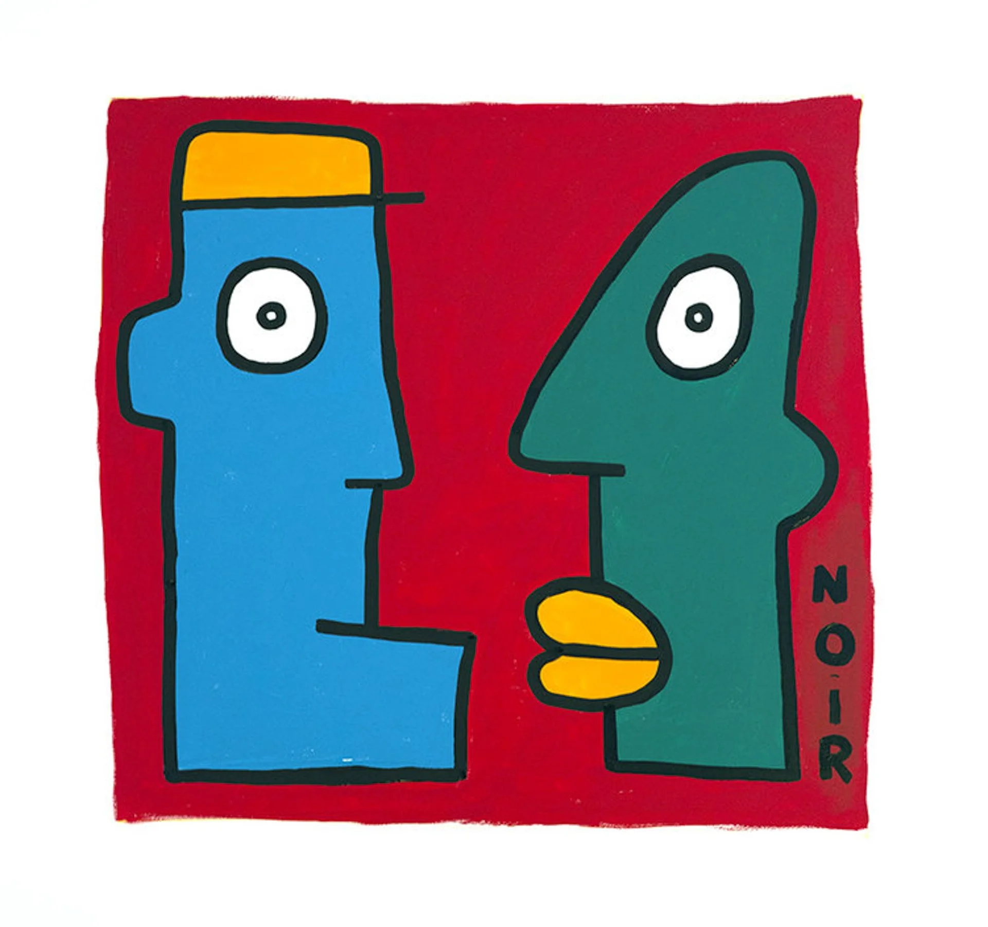 Facing Conversation — Thierry Noir