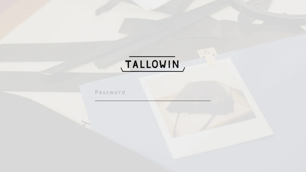 Tallowin client commission portal - password