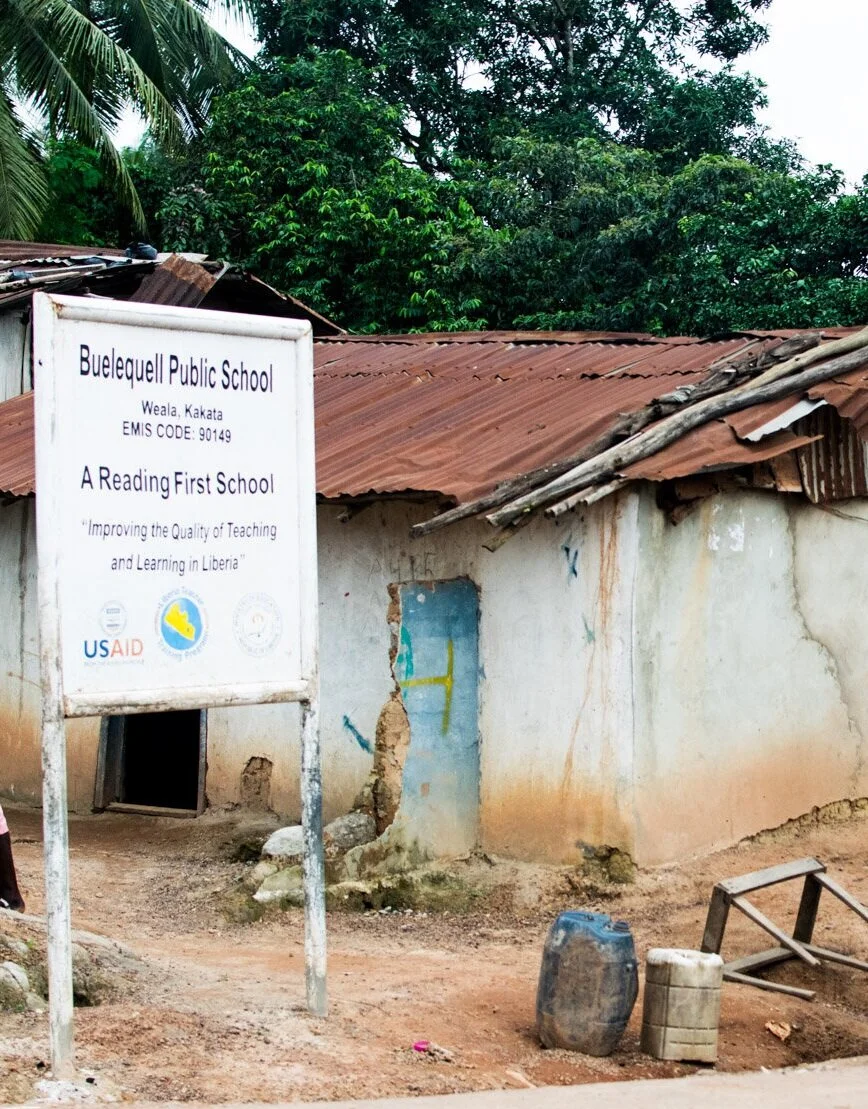 A public school in Margibi County, Liberia (2016)