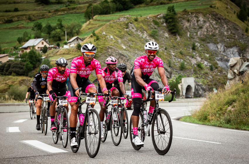 Rocking the pink. Kudos lads.