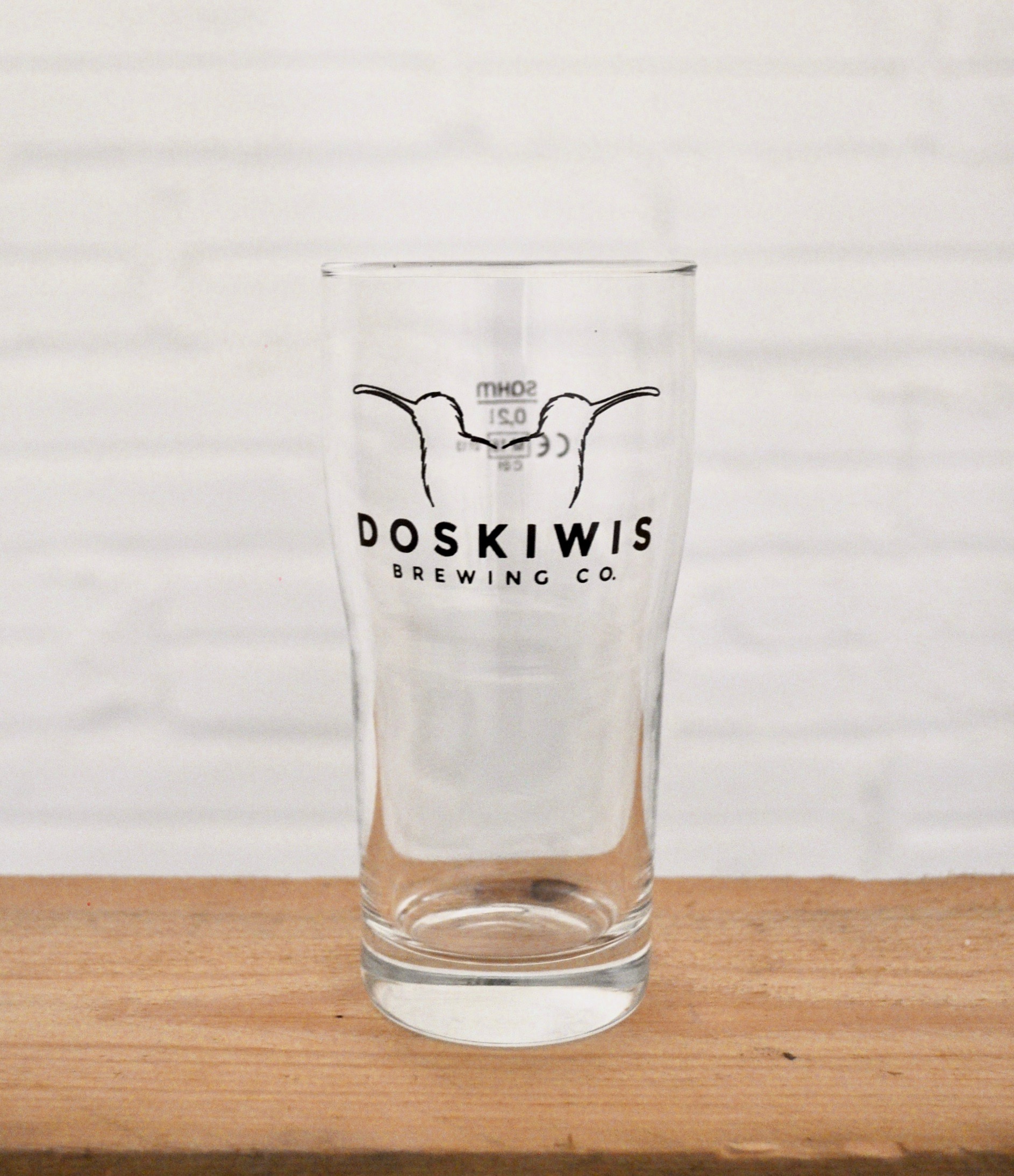 DOSKIWIS BREWING 200ml Glass  Vaso 200ml  Got 200ml — DOSKIWIS BREWING - Cervesera Artesana Empordà - Doskiwis