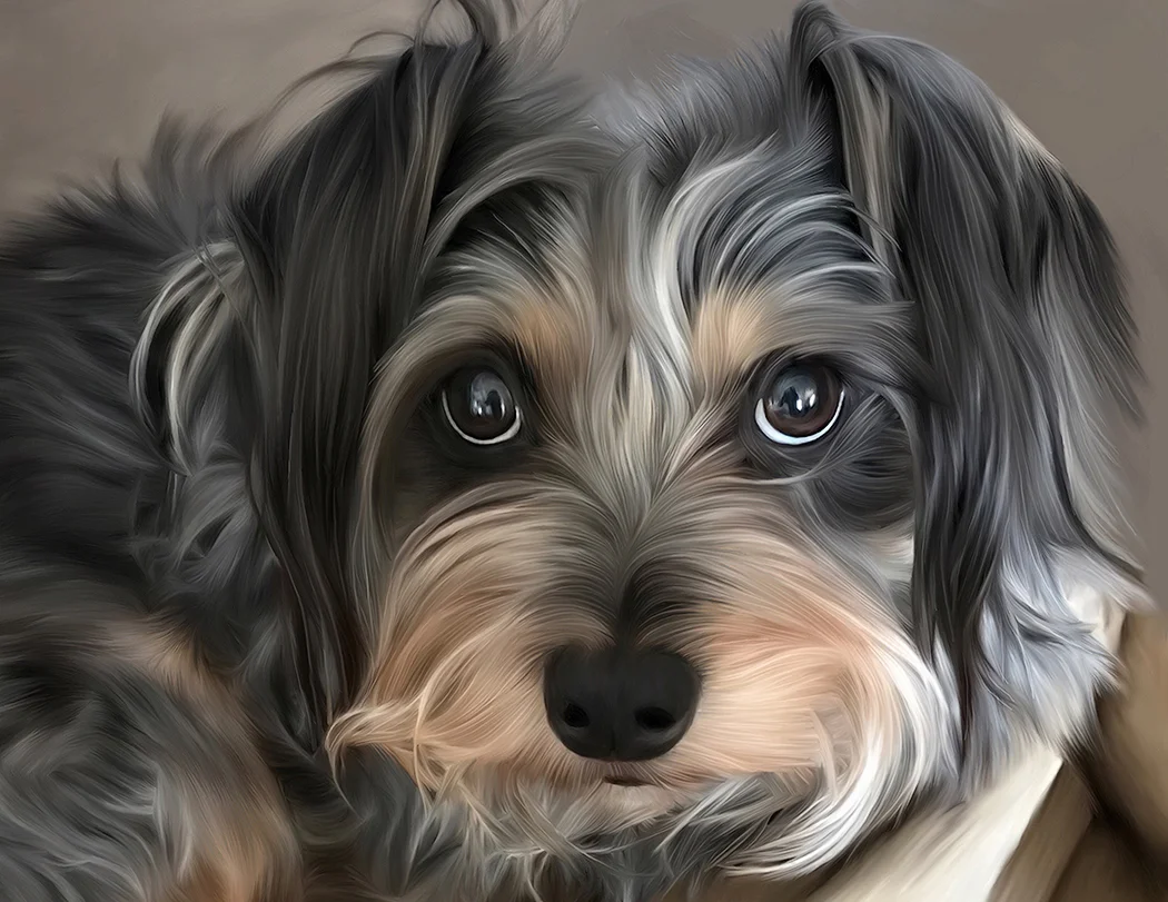 Painting of Kihei, the Dog