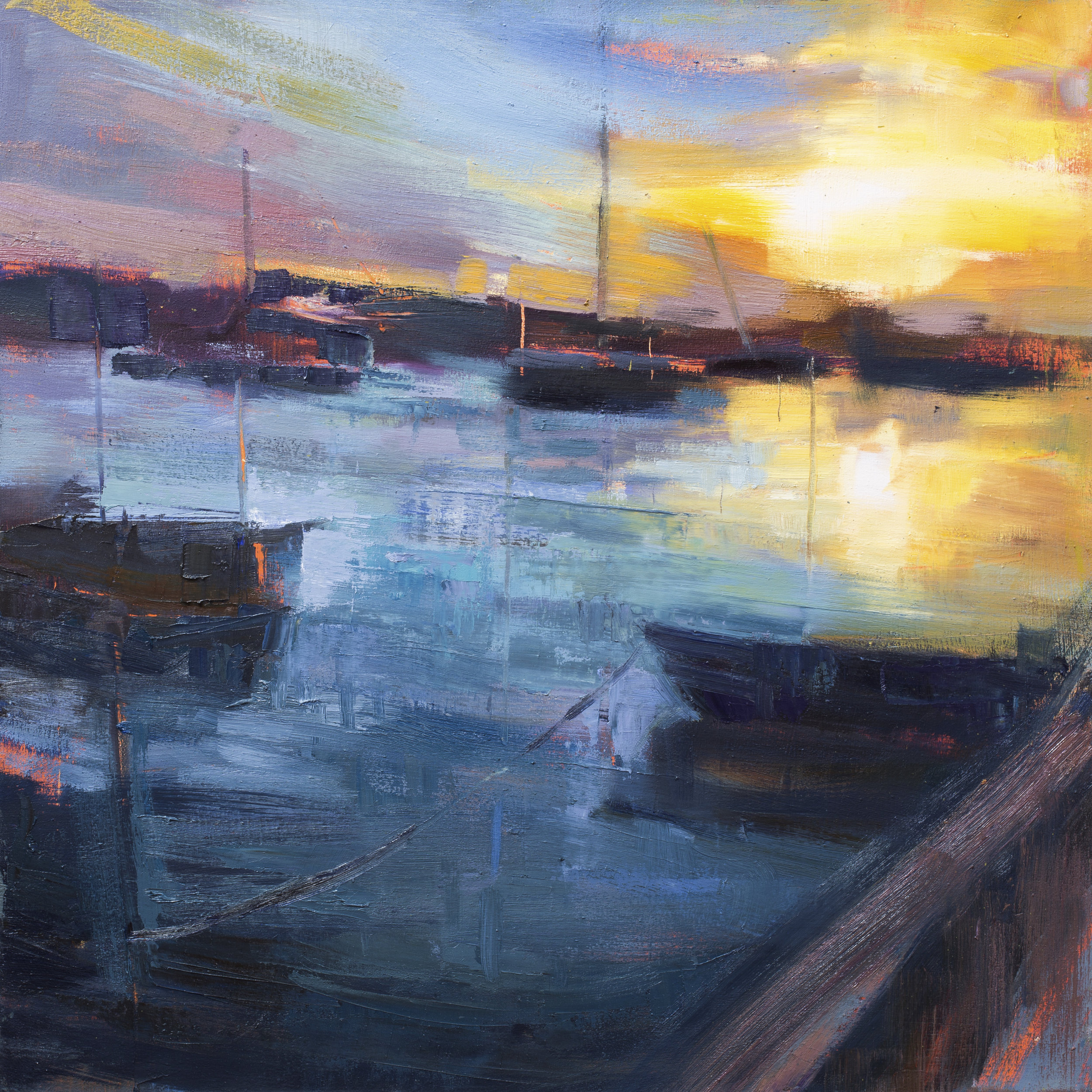 "Southwold Harbour Sunset 1"