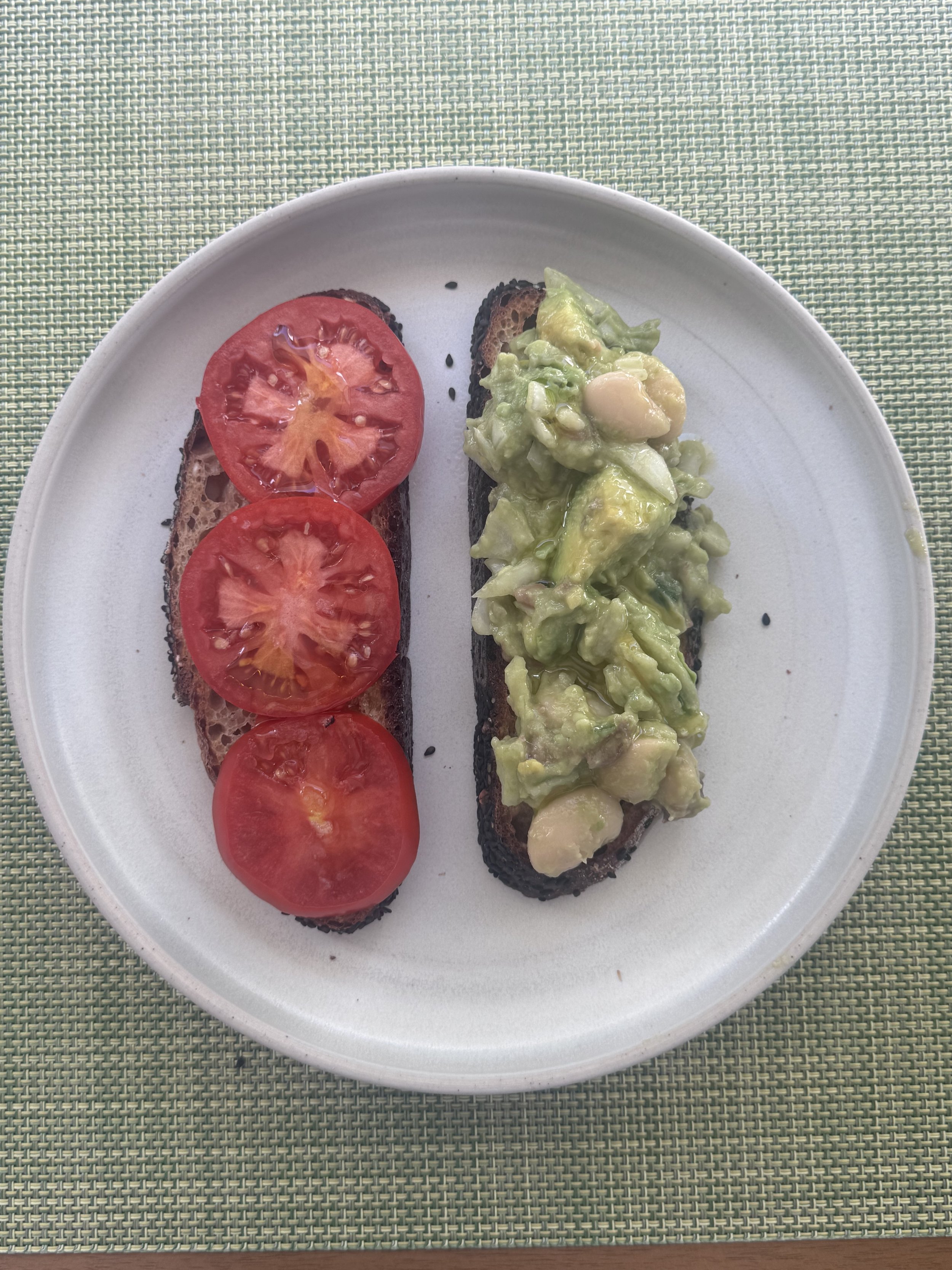 Toast Meal! Anchovy &amp; White Beans on Sourdough 