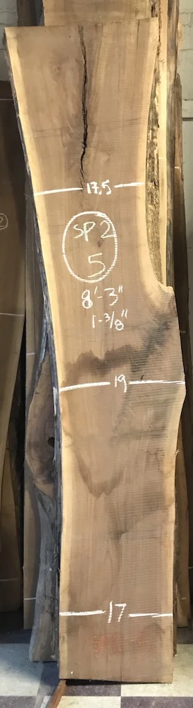 BW1013SP2 - 5 8’-3” L x 17.5” W x 1-3/8” T 16.5 bf @ $20/bf $331