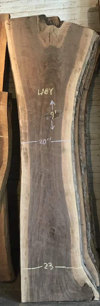 BW1112LABY-1 9’-0” L x 22” W x 1.625” T 26.8 bf @ $25/bf $670