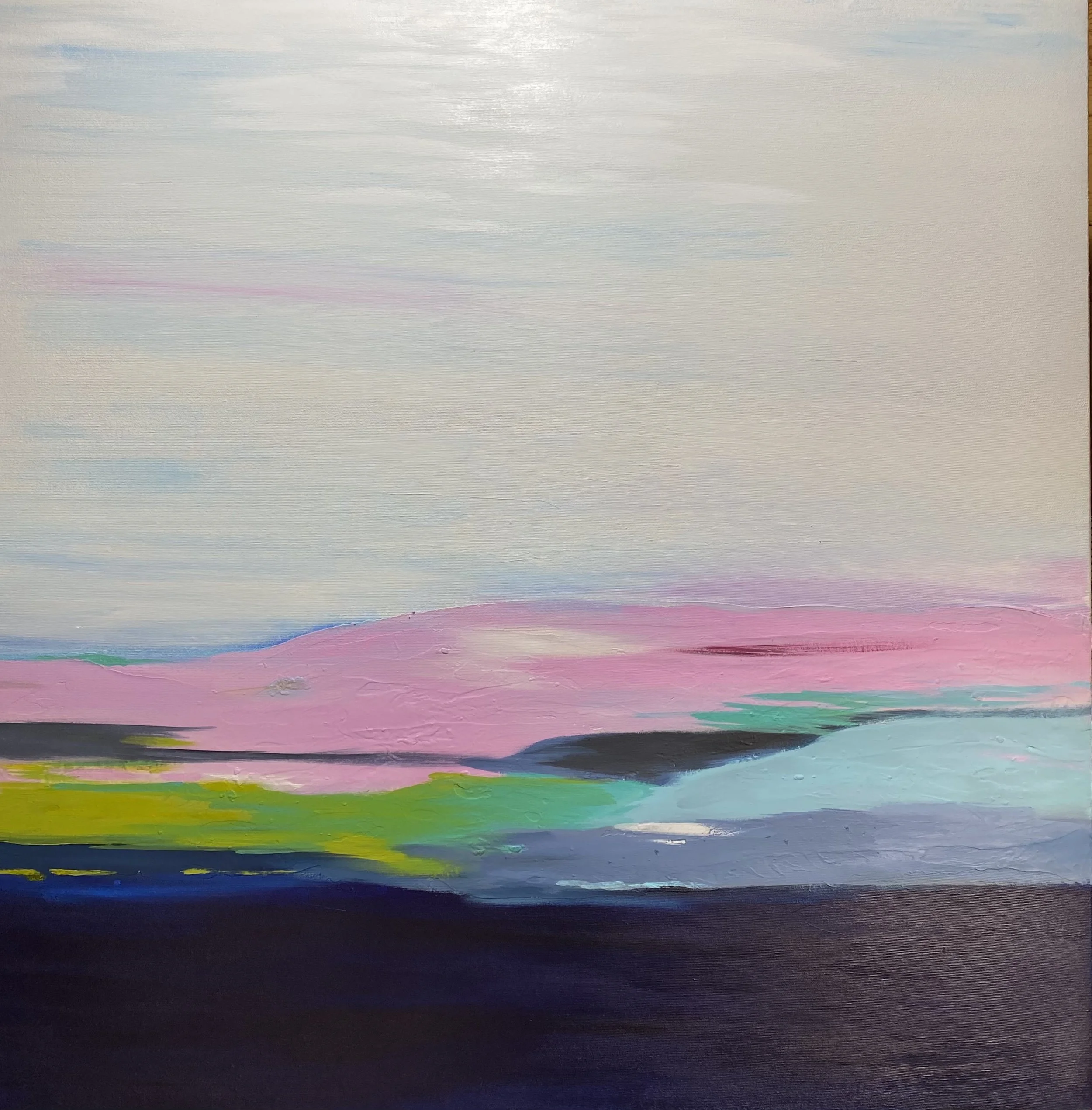 Acrylic, 80 x 80 cms