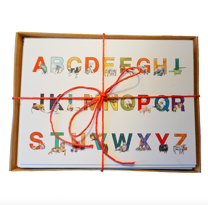 Alphabet Greet Card Single Pack