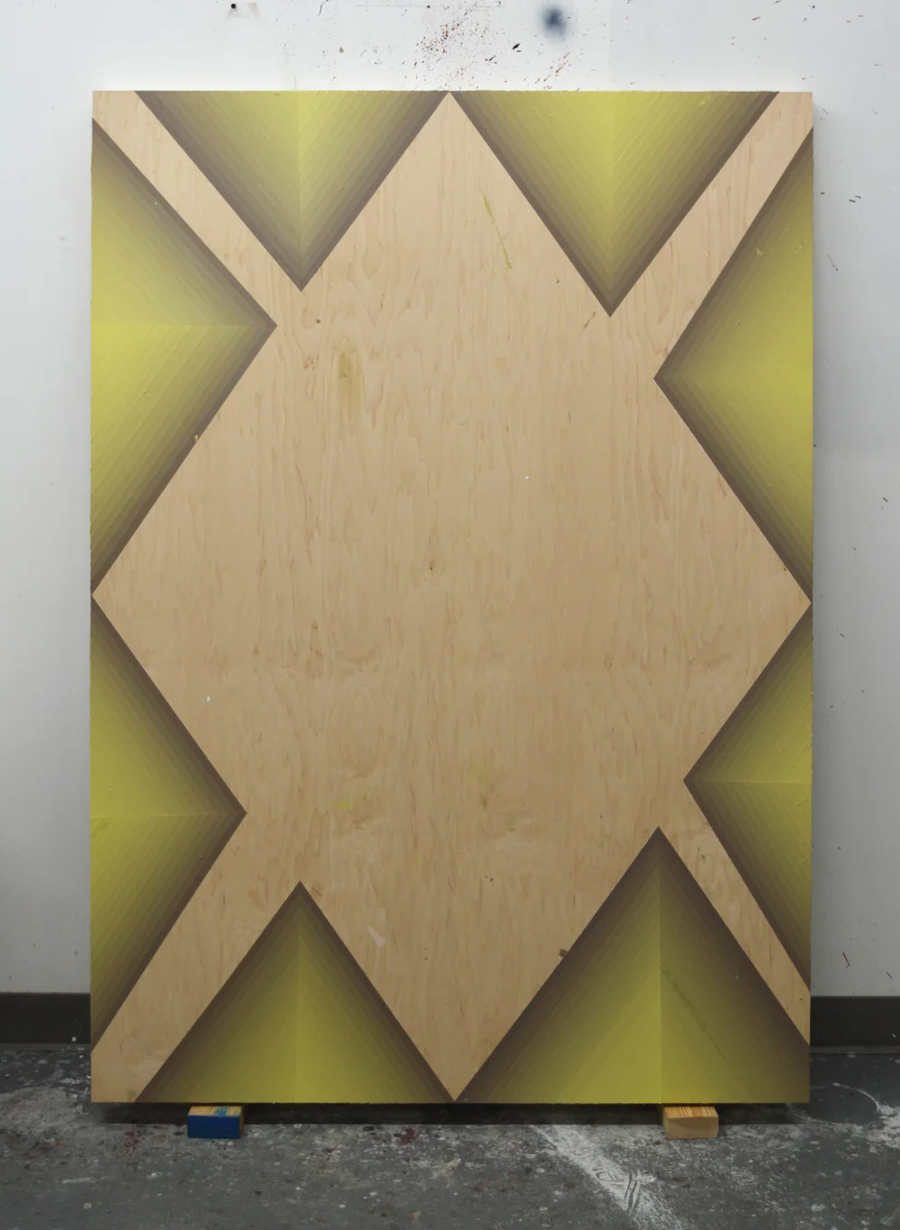 Untitled Acrylic on panel 64 x 48 in 2013
