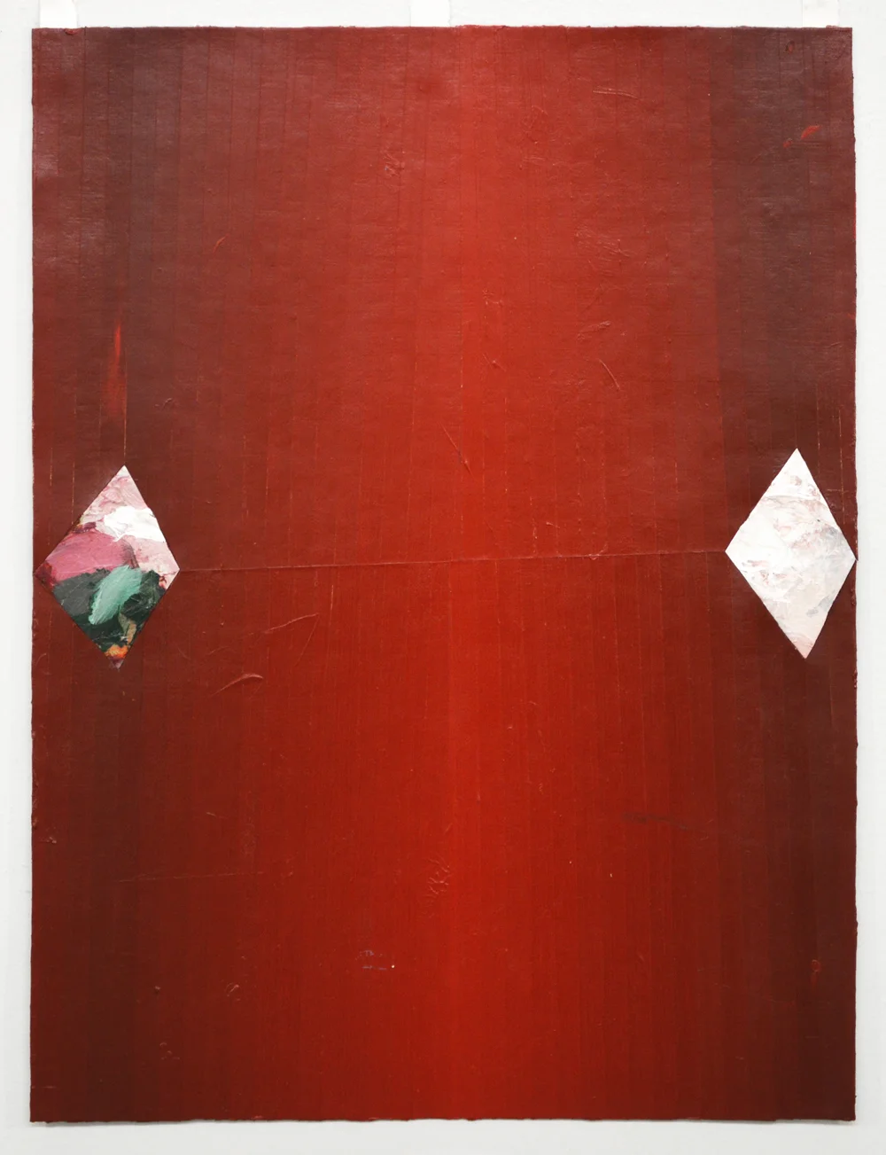 Untitled Acrylic, styrofoam on canvas 24 x 18 in 2014