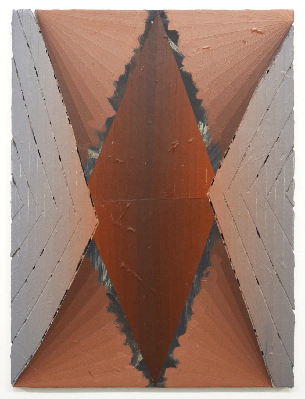 Untitled Acrylic, spray paint on panel 24 x 18 in 2014