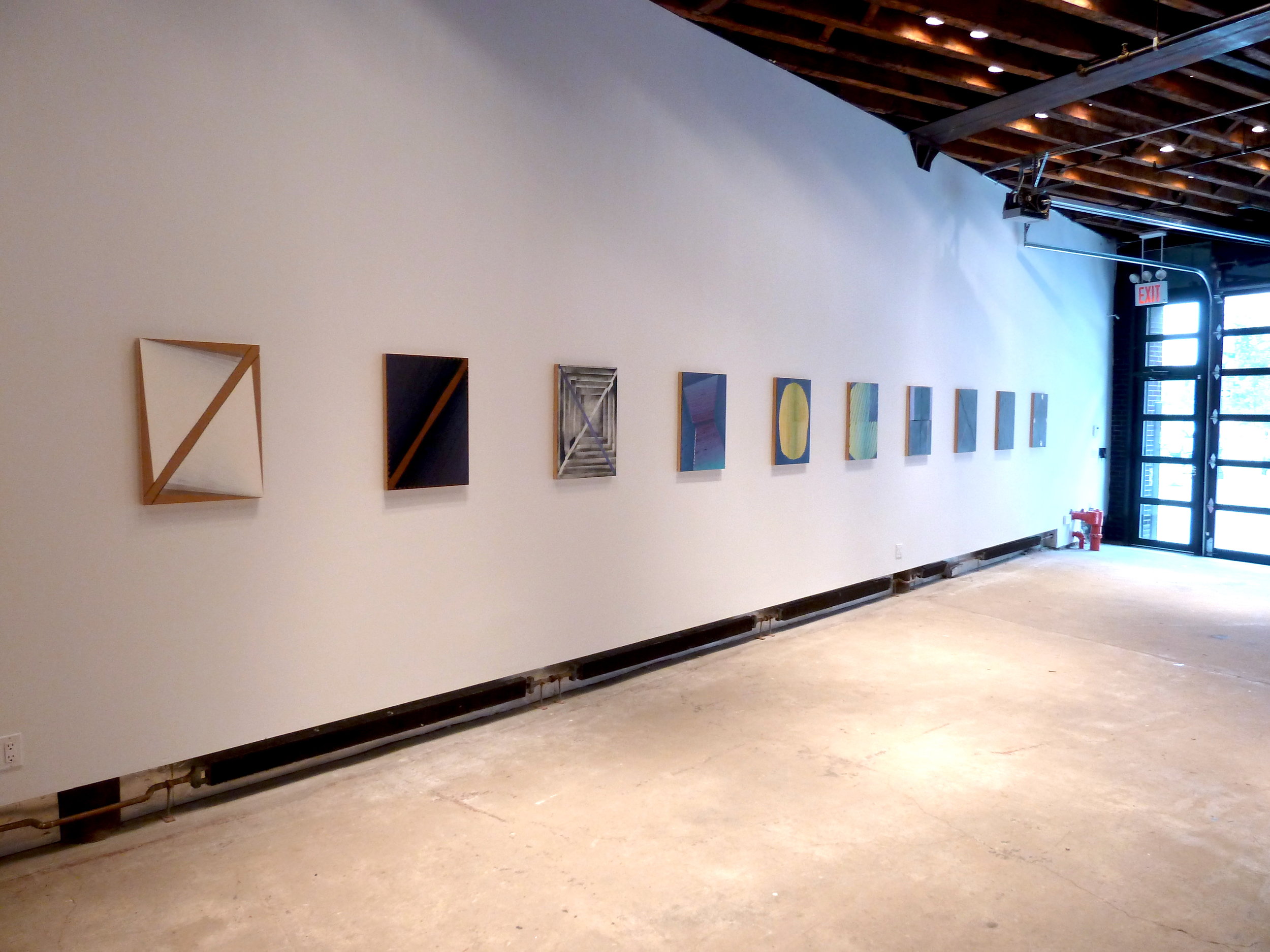  Solo show at Guided by Invoices Gallery, New York, NY. 2012. Photo: Rafael Vega 