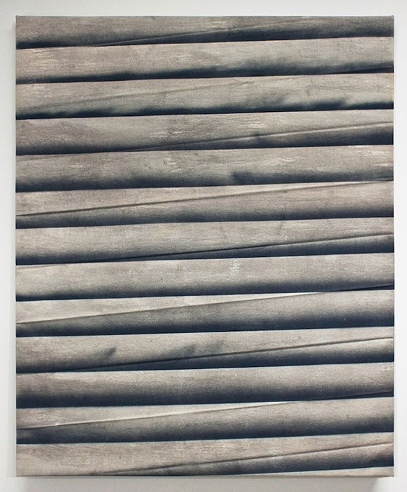 Untitled Acrylic, spray paint on canvas 65 x 50 in 2011