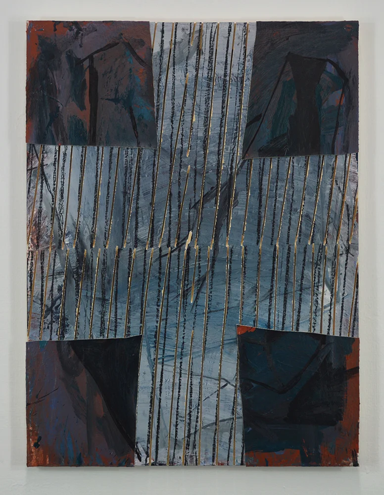 Untitled Acrylic, charcoal, canvas on panel. 24 x 18 in. 2017