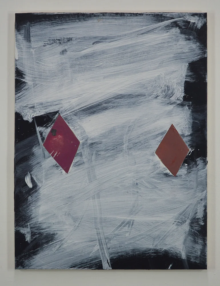 Untitled Acrylic, styrofoam on panel 24 x 18 in 2018
