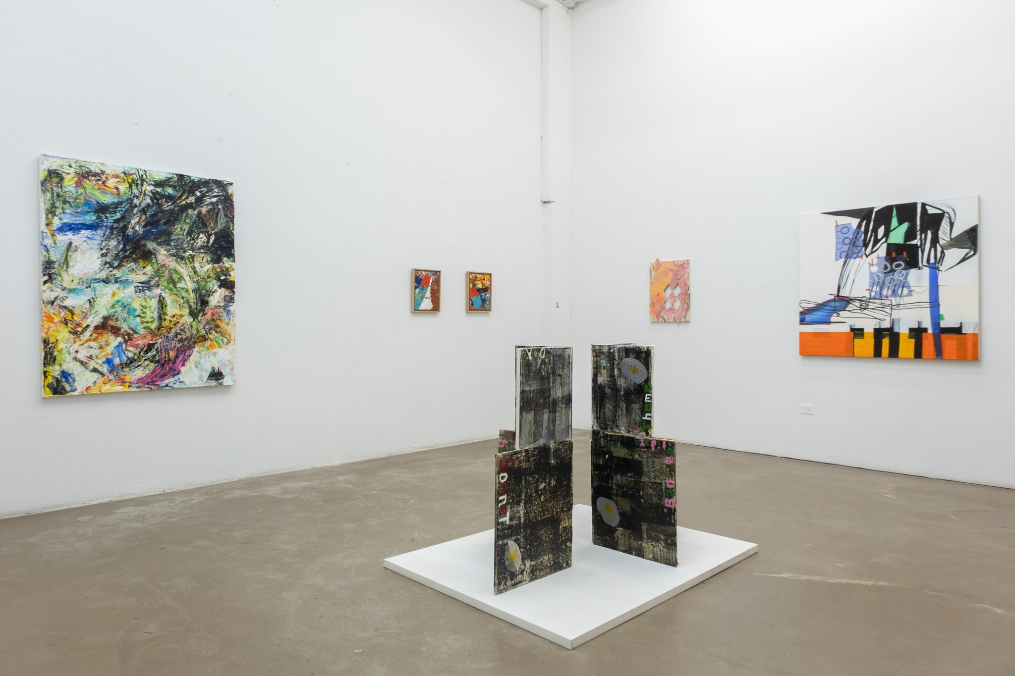 Spring Breakers, group show with Awilda Sterling Duprey, Ivelisse Jiménez, Fernando Pintado, Sebastián Vallejo, Angel Otero and Rafael Vega. El Kilómetro, Santurce, PR. 2024. Image courtesy of El Kilómetro.