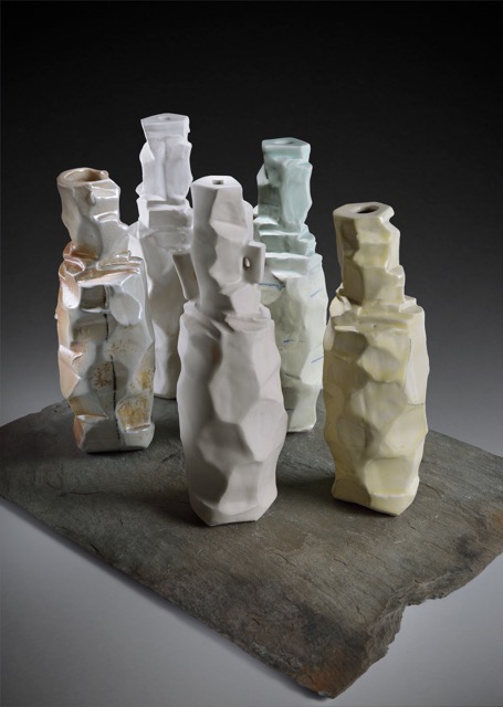 Five Bottle Vases