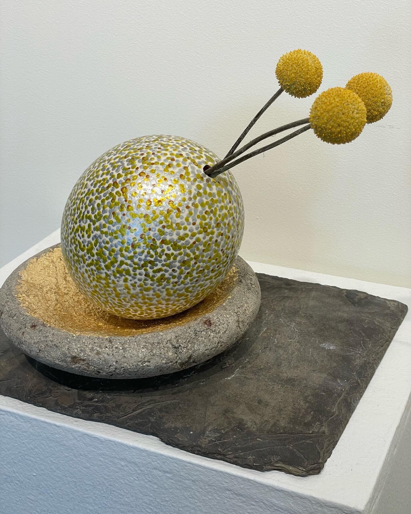 My entry to The Artists Archives of the Western Reserve-&ldquo;The Egg &amp; The Obelisk&rdquo; fundraiser, held at the AAWR &amp; Lake View Cemetery, June 11,2023 from 5:30-7:00. Artist were given ostrich eggs- no limits to one&rsquo;s creations!#ju