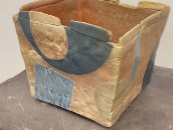 New Box from recent wood firing, Kirtland,Ohio#woodfiring#porcelain#handbuiltceramics#pottery#keramik#ohio