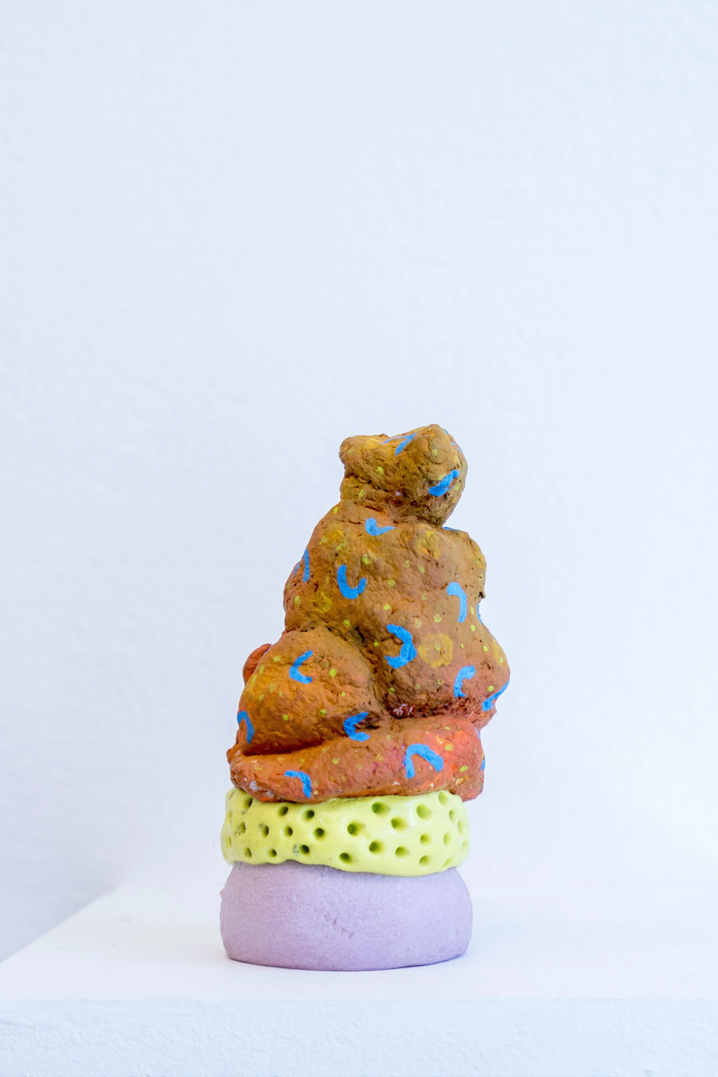 Little Sport 2016 Paper mache, acrylic paint, modeling clay, styrofoam. Approx. 2” x 2” x 4”