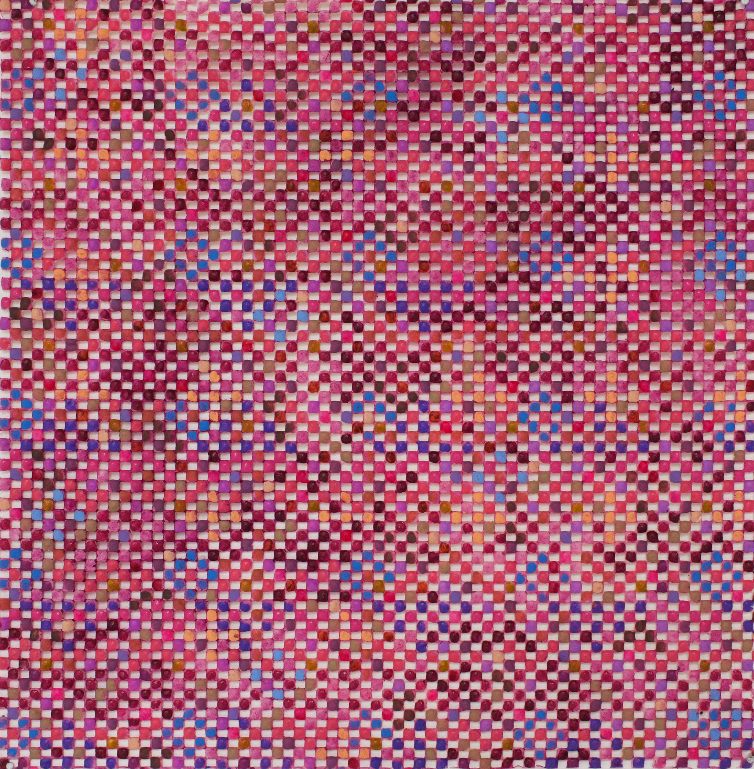 Wild Flowers 2017 Acrylic on rug pad 12” x 12”