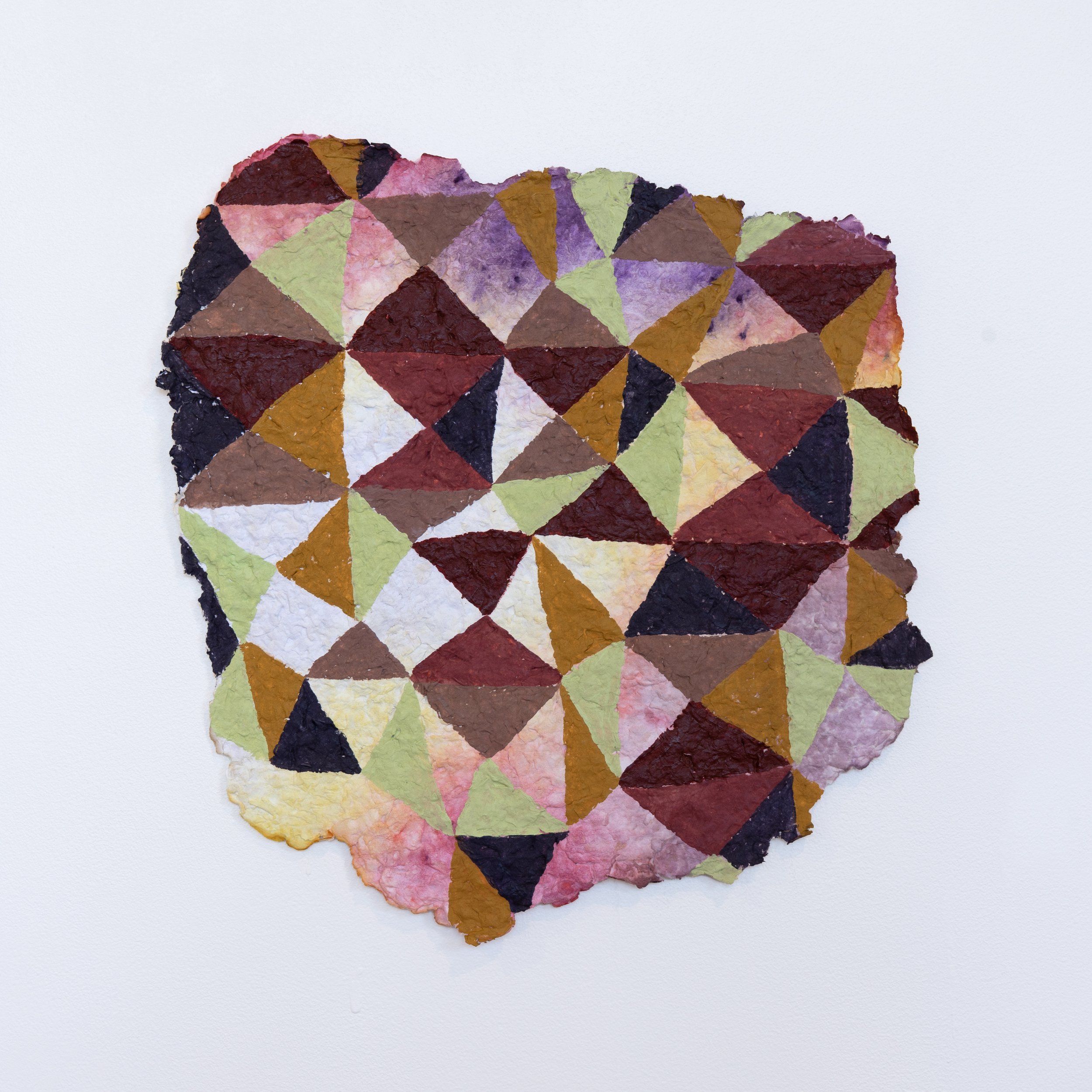   Brambles   Homemade paper, watercolor paint, acrylic paint.&nbsp;  2024  Photo: Jay Stern  