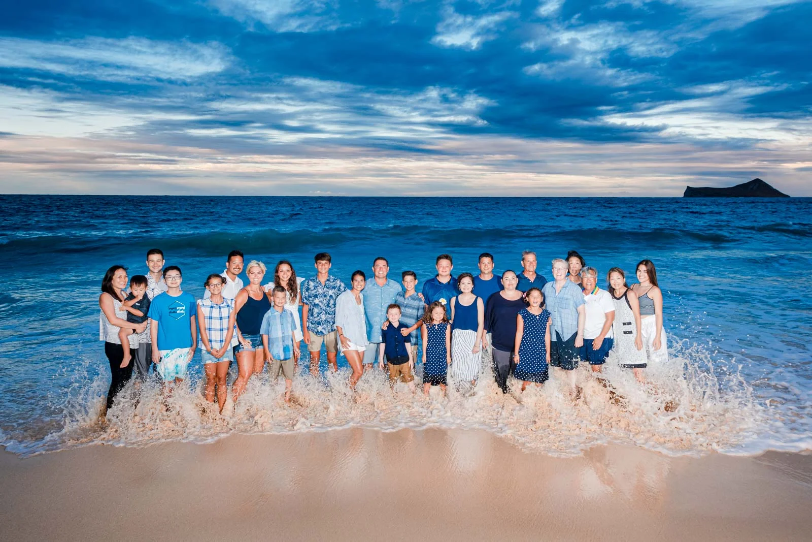 large family portrait