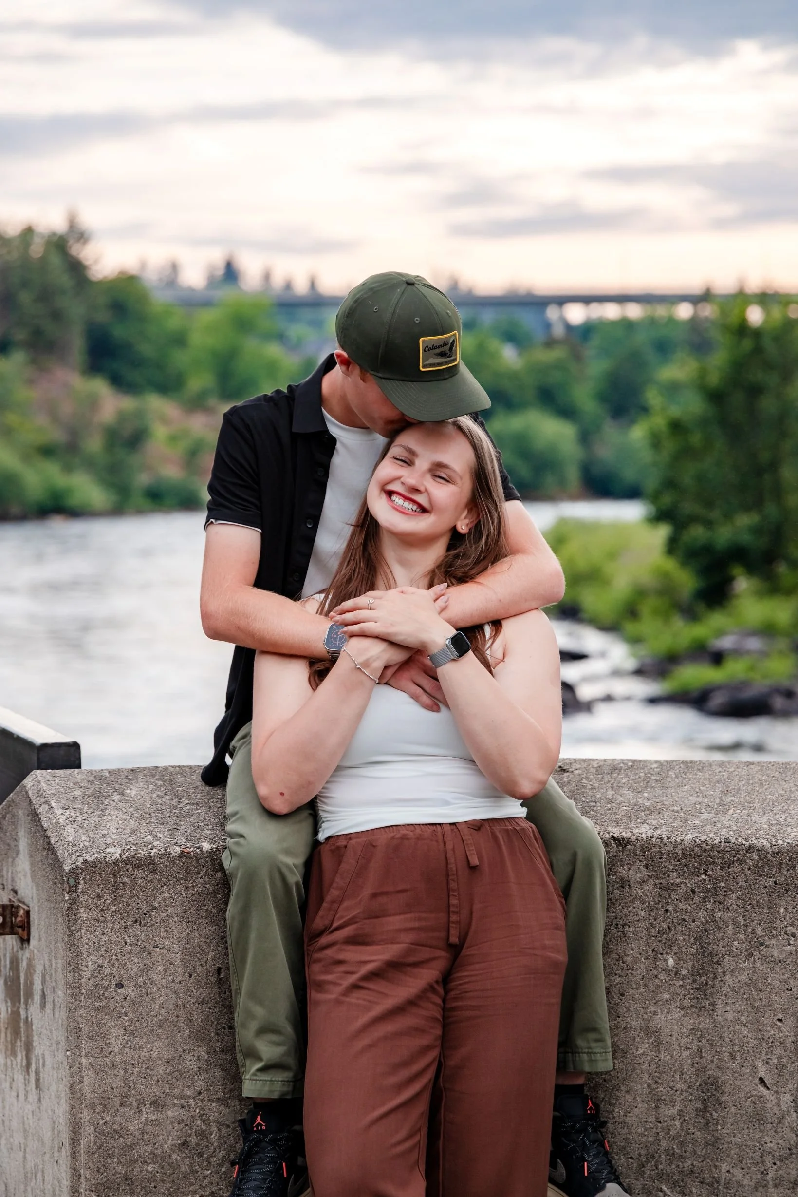 spokane couples engagement photographer huntington park